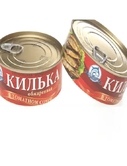 Килька в томатном соусе обжаренная