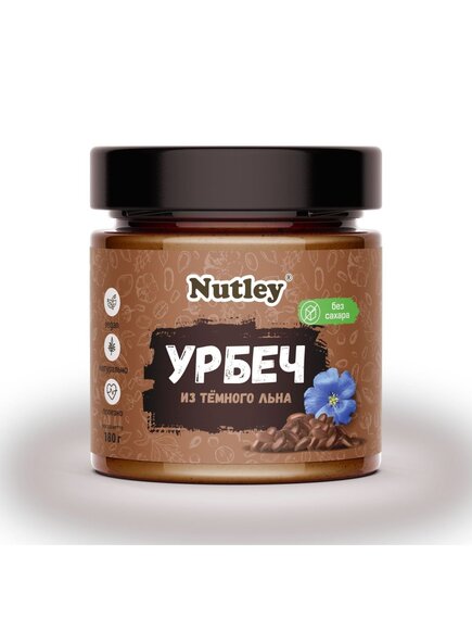 Урбеч из семян темного льна (180г)