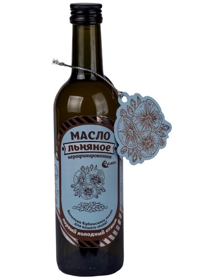 Льняное масло нерафинированное Валиса