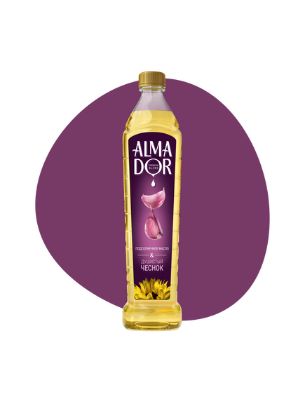 Подсолнечное масло & душистый чеснок ALMADOR