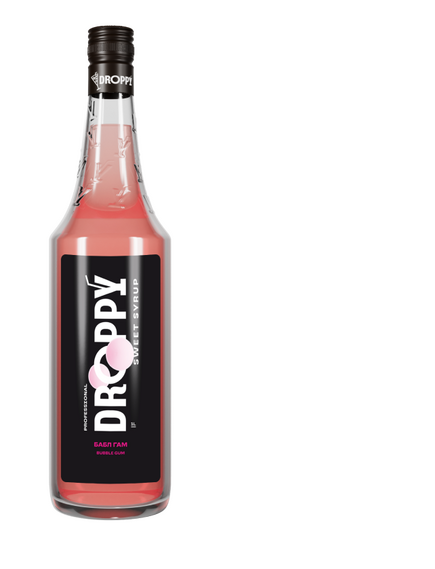 Сироп Бабл гам 1Л стекло "DROPPY"