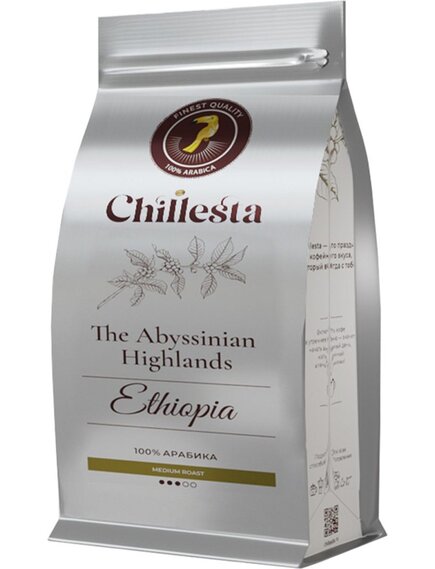 Кофе в зёрнах THE ABYSSINIAN HIGHLANDS /Эфиопия, 100% арабика MEDIUM