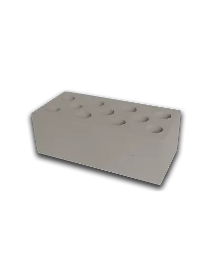 Кирпич полуторный пустотелый серый