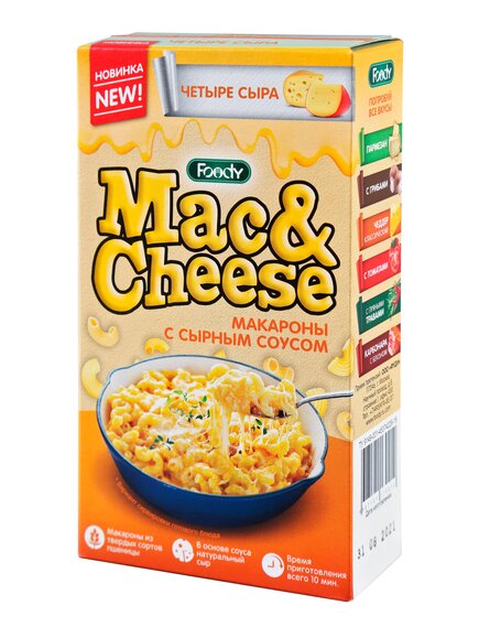 Макароны с сырным соусом «Четыре сыра»