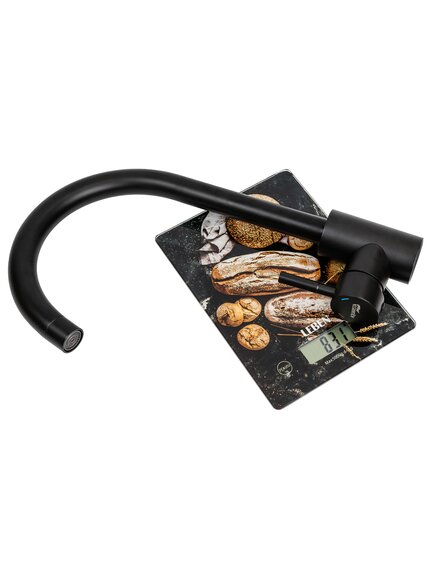 СМЕСИТЕЛЬ ДЛЯ КУХНИ С ВЫСОКИМ ПОВОРОТНЫМ ИЗЛИВОМ