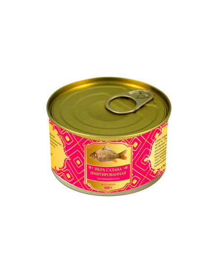 Икра имитированная пастеризованная сазана