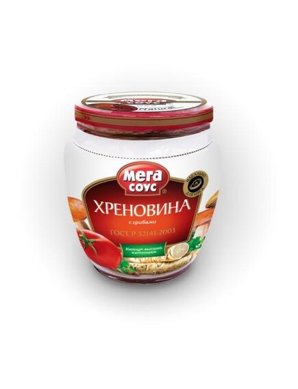 Острый соус Хреновина с грибами