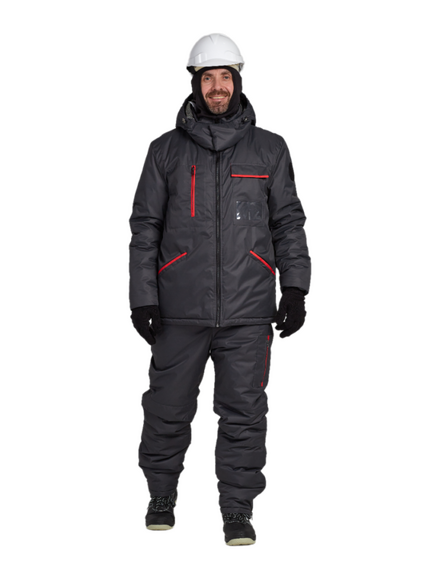 Костюм мужской черный для защиты от пониженных температур