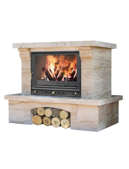 Камины из натурального и искусственного камня