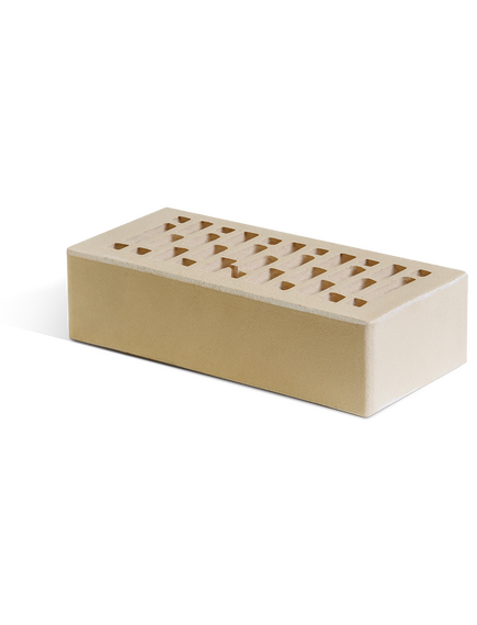 Одинарный кирпич, гладкий, бежевый