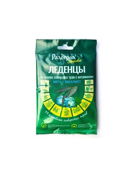 Леденцы травяные Мята/Эвкалипт