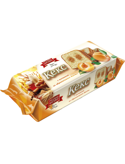 Кекс с начинкой из абрикосового джема 225 г