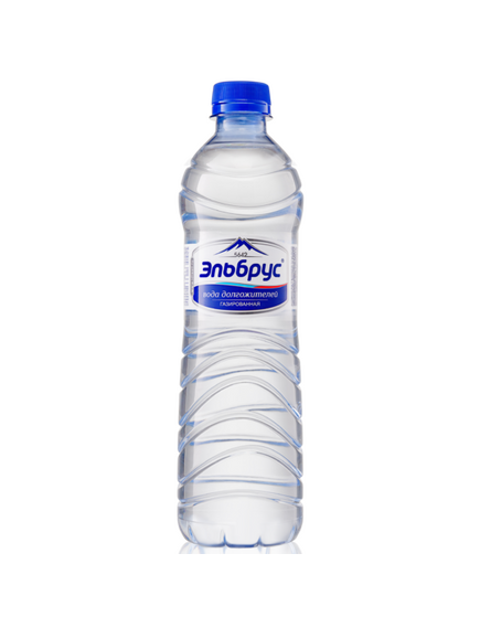 Вода минеральная, столовая Газированная Эльбрус ПЭТ 0.5л