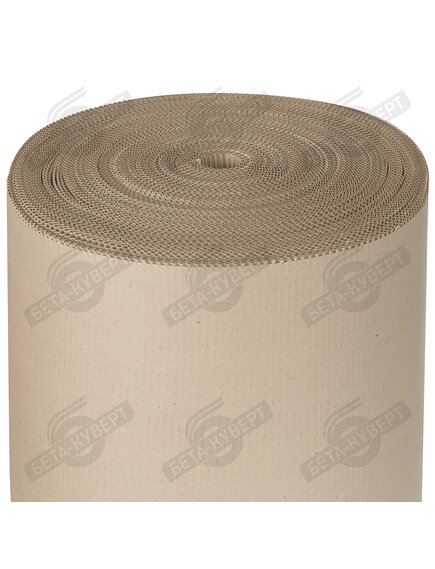 Гофрокартон в рулоне, Д21 В, 1.05*25 м, бурый