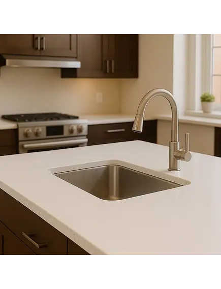 Акриловая столешница CORIAN для кухни под мойку