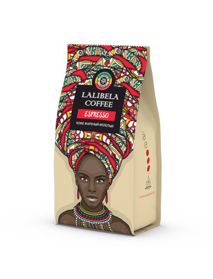 Молотый кофе LALIBELA COFFEE ESPRESSO