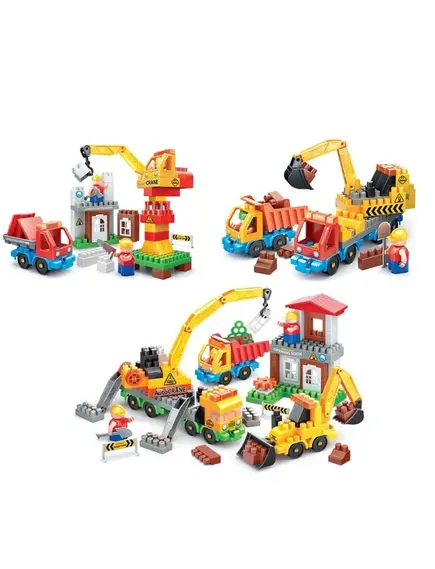 Конструктор классический "СТРОЙКА" в пластиковом контейнере