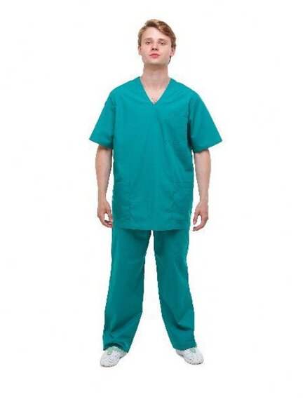Костюм хирурга универсальный зеленый
