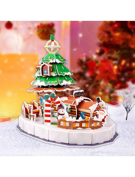 Конструктор 3D из пенокартона "Рождественский дом"