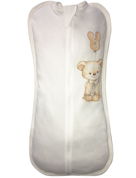 Пеленка-кокон с принтом