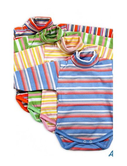 Боди водолазка полоса