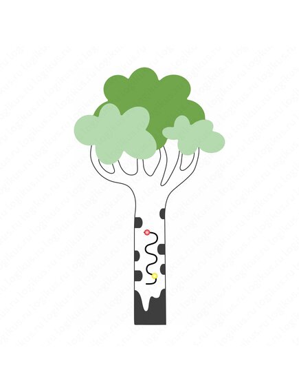 Бизиборд "Берёзка для детского сада"