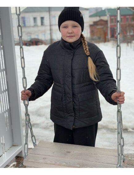 Куртка для девочек черная