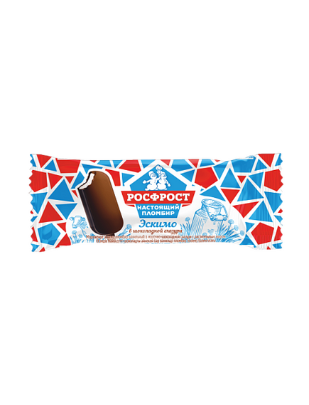 Мороженое ЭСКИМО "НАСТОЯЩИЙ ПЛОМБИР" в глазури 70гр.