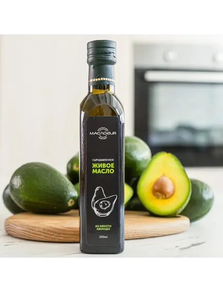 Масло из мякоти авокадо МАСЛОГИЯ нерафинированное холодного отжима