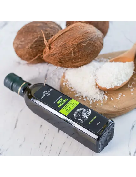 Масло МСТ кокосовое МАСЛОГИЯ нерафинированное холодного отжима