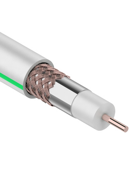 Кабель SAT 703B+CU/AL/CU, 75 Ом, 100м., белый REXANT 01-2431_м