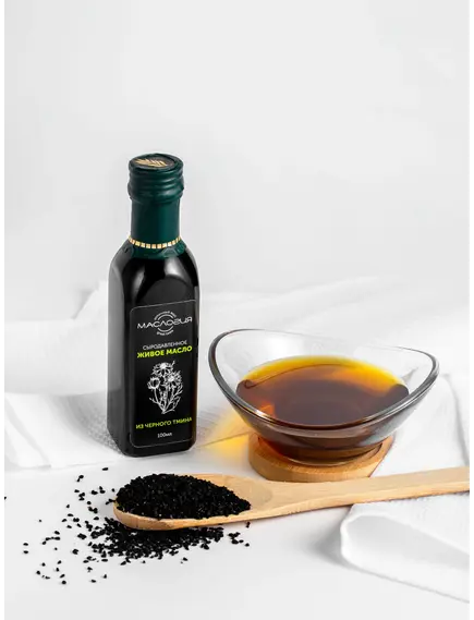 Масло из семян черного тмина МАСЛОГИЯ нерафинированное холодного отжима