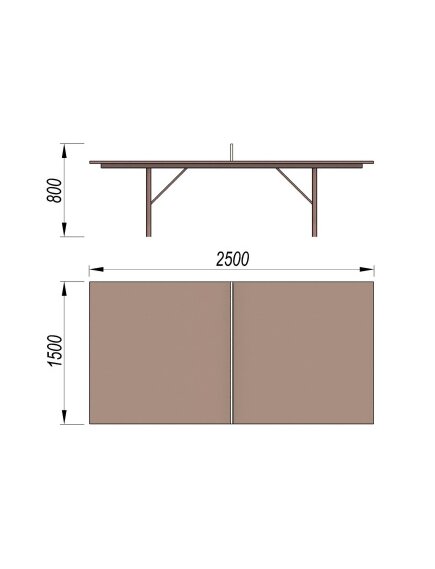 Теннисный стол МАФ
