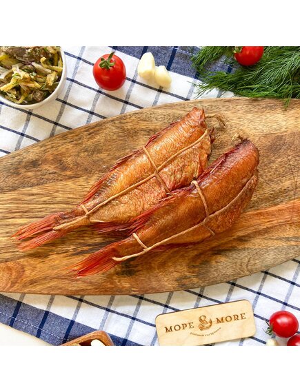 Окунь морской без головы горячего копчения