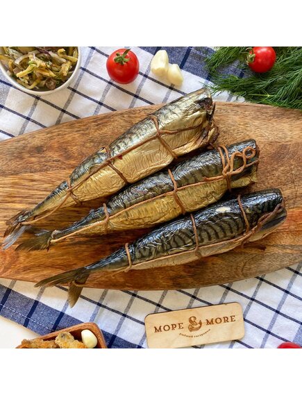 Скумбрия без головы горячего копчения