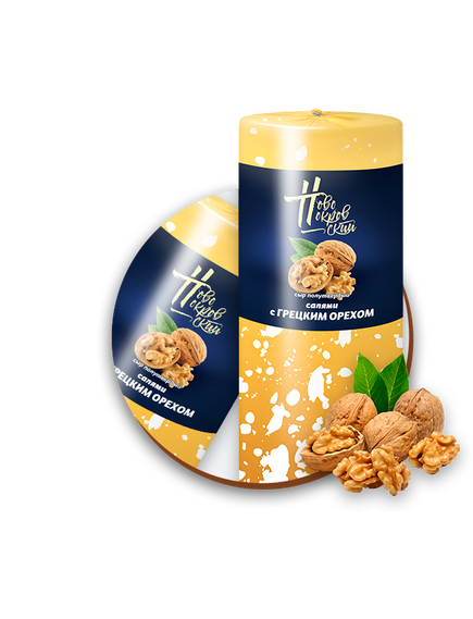 Сыр Салями с грецким орехом