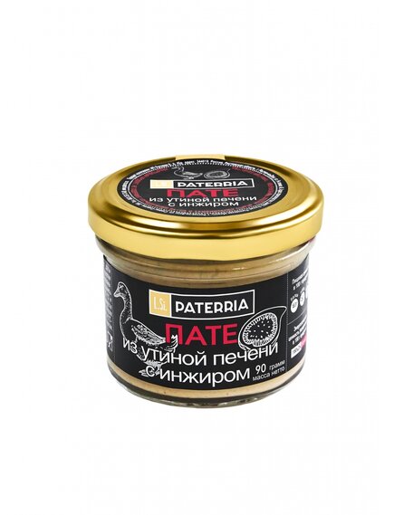 Пате из утиной печени с инжиром (паштет)