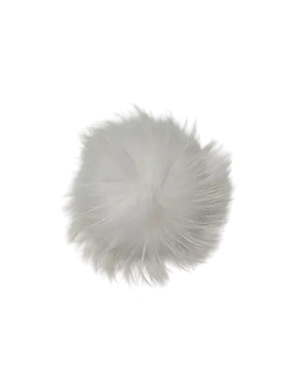 Помпон из енота альбиноса