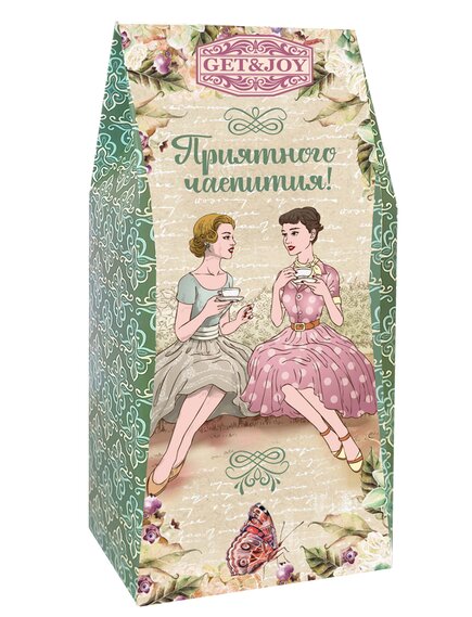 Чай Приятного чаепития - красная, картонная пачка