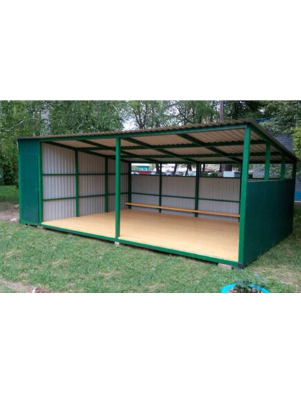 Веранда бюджет стандарт с кладовкой