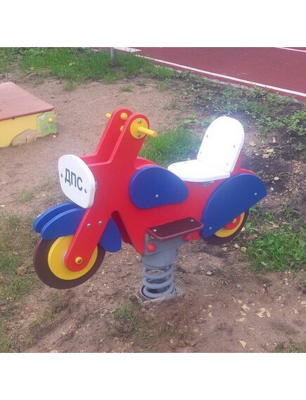 Качалка на пружине "Мотоцикл"