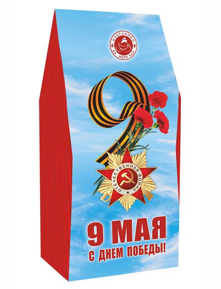 Чай С Днем Победы, картонная пачка