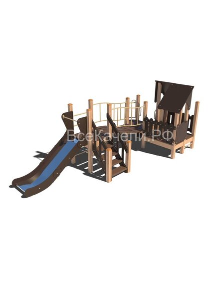 Детский игровой комплекс “Избушка 02”