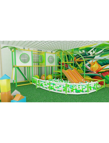 Детский лабиринт  "Джунгли с бассейном"