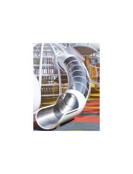 Светопрозрачная горка-труба