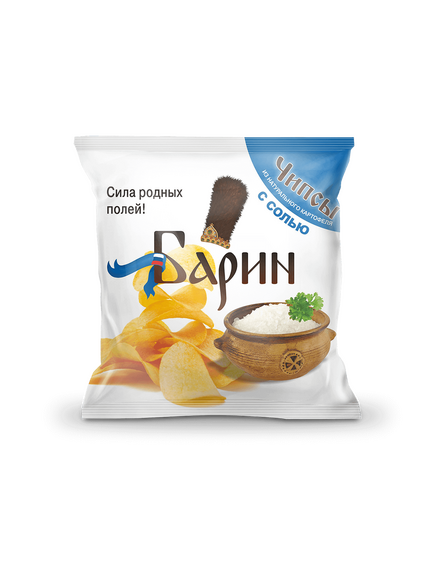 Чипсы «БАРИН» со вкусом Соль