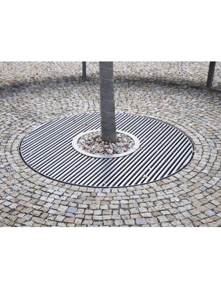 Приствольная решетка "Линия" круглая