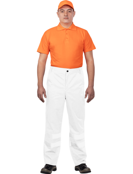 Комплект мужской летний сигнальный повышенной видимости 2-го класса