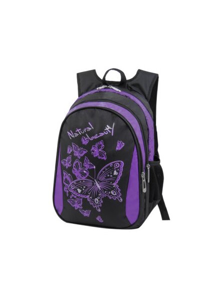 Рюкзак 1966-003 фиолетовые бабочки