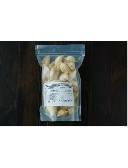 Пельмени форель и щука 500гр.